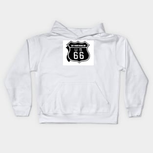 Get your kicks on Route 66 Kids Hoodie